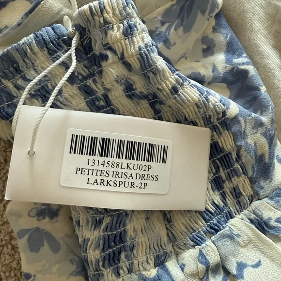 Reformation Blue Floral Midi Dress - Picture 6 of 6